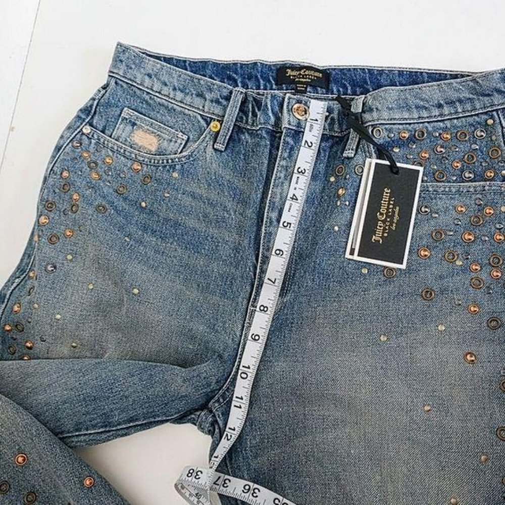 Designed By Juicy Couture Black Label!!!! NWT Girlfriend Jeans - Picture 9 of 12